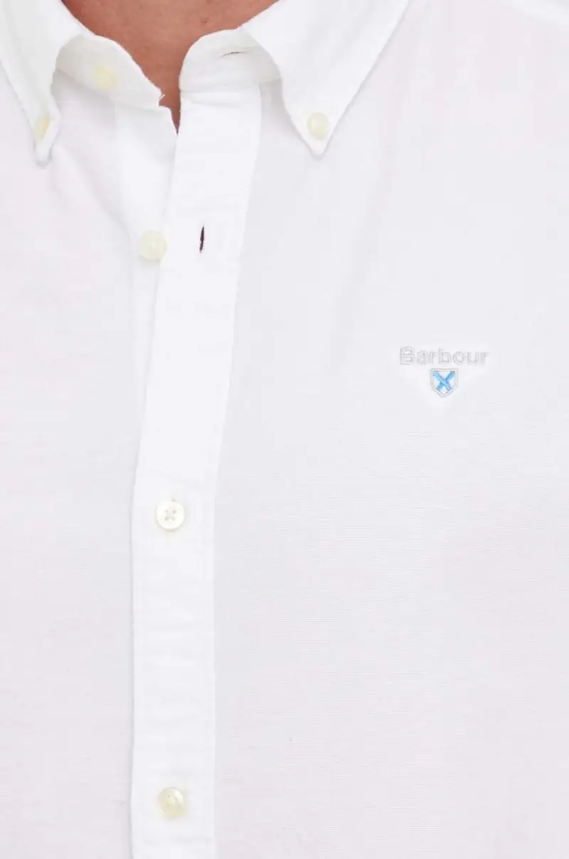 camicia in cotone Oxtown uomo Bianco miniatura 2