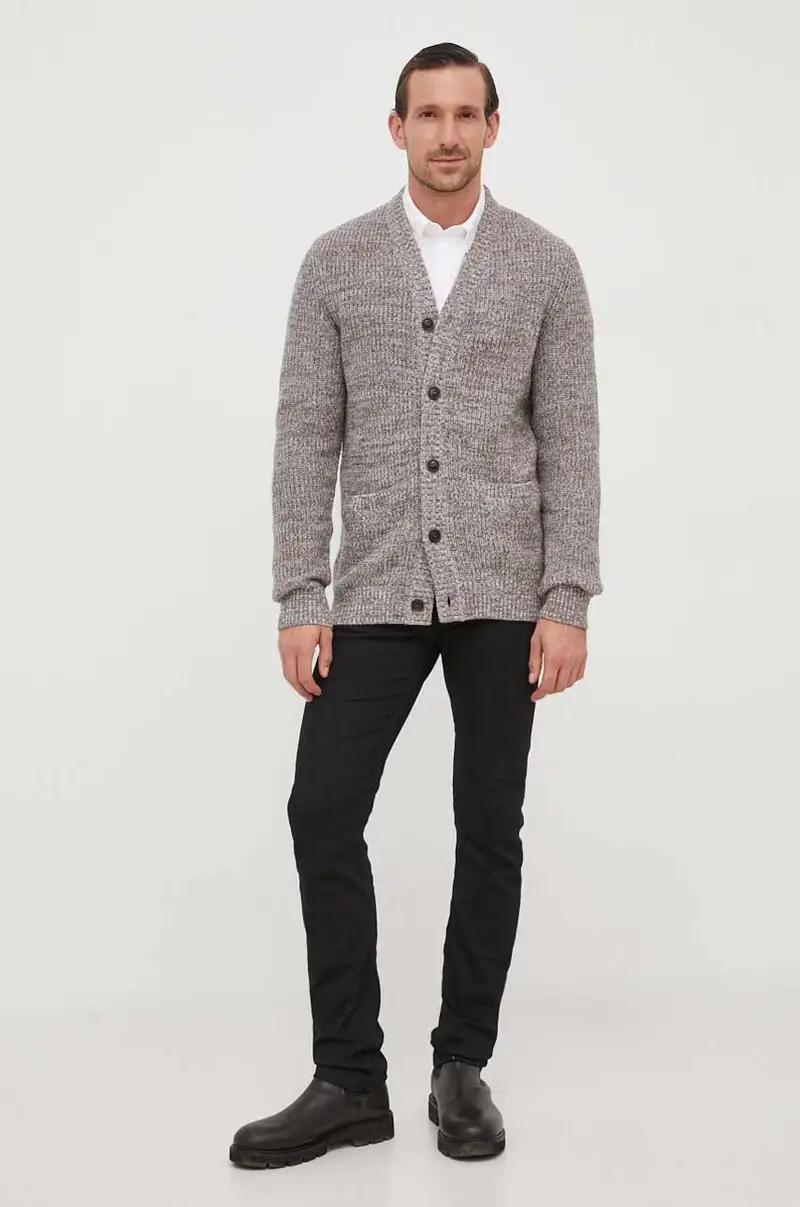 camicia in cotone Oxtown uomo Bianco miniatura 3