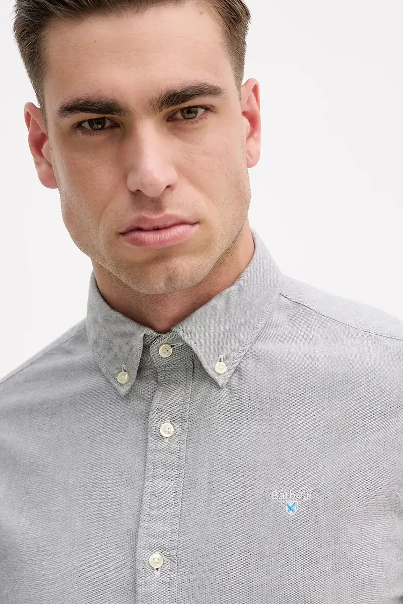 camicia in cotone Oxtown uomo colore blu navy Grigio miniatura 4