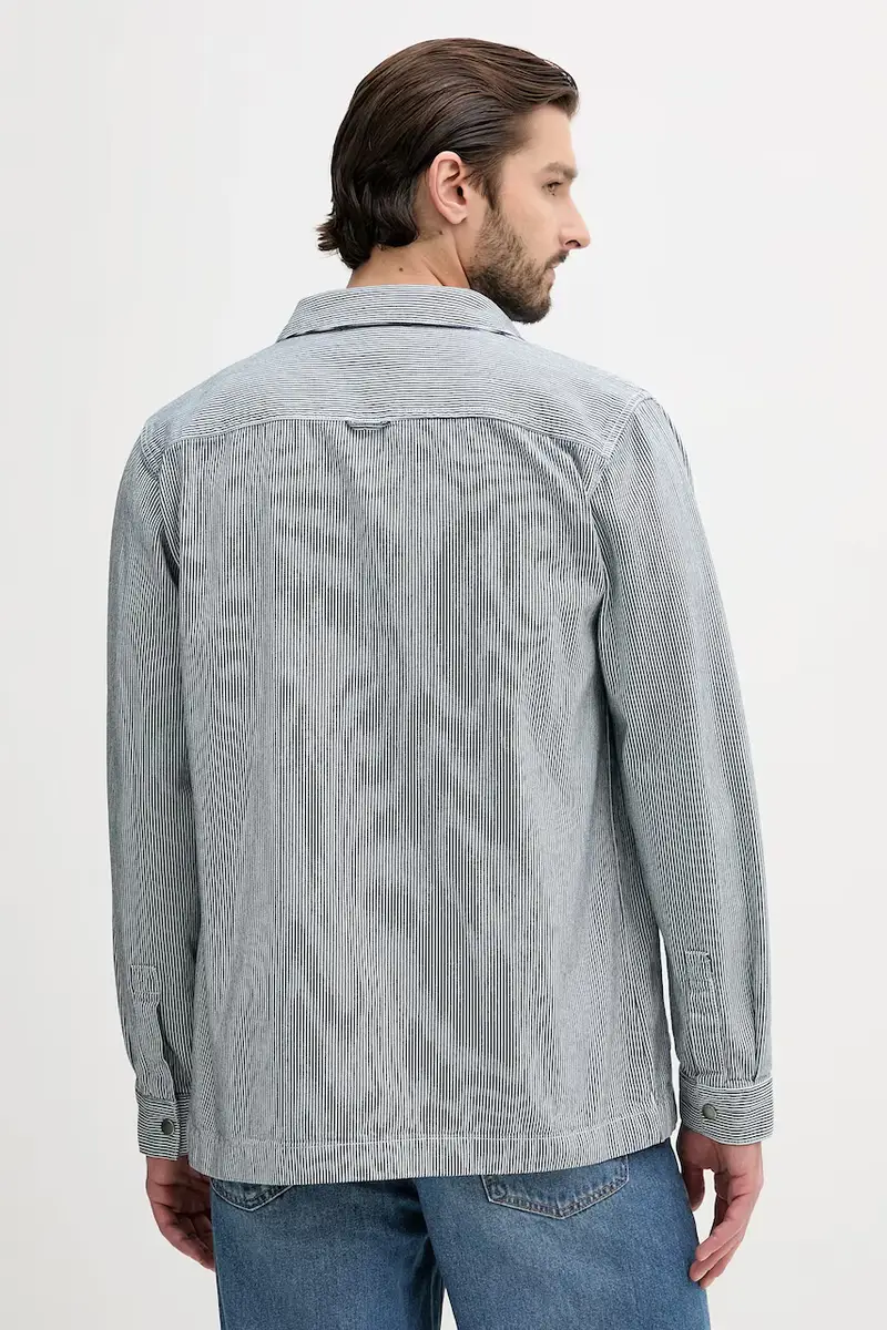 camicia in cotone TINDALE uomo colore blu navy MOS0435 miniatura 3