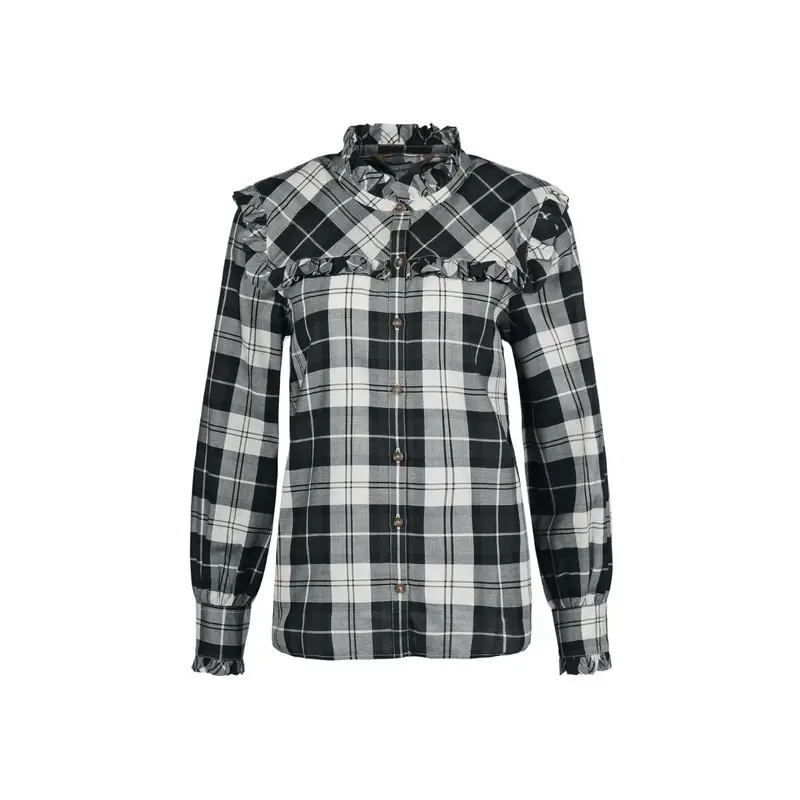 Barbour - Camicia Quadri Nero LSH1561