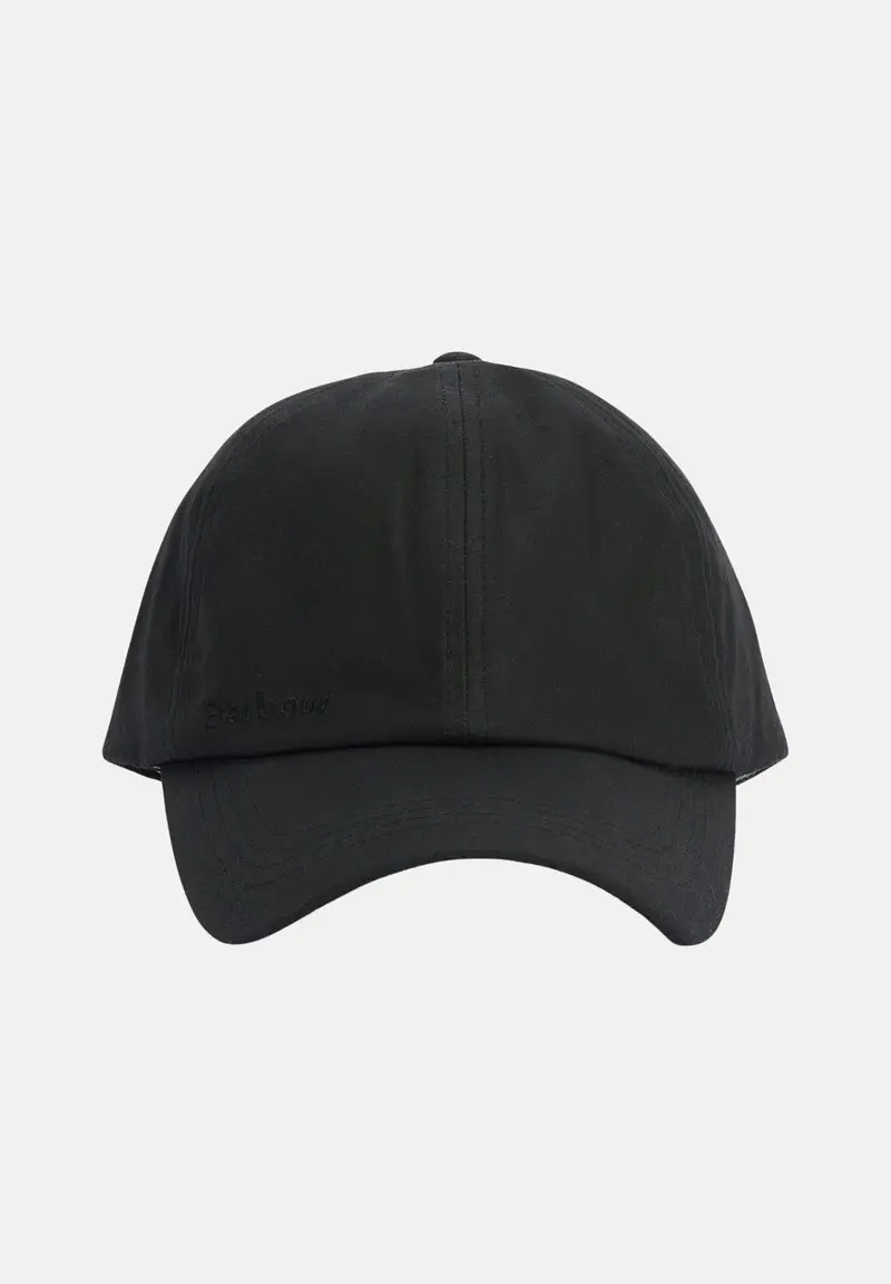 BARBOUR Cappello con visiera nero per uomo e donna