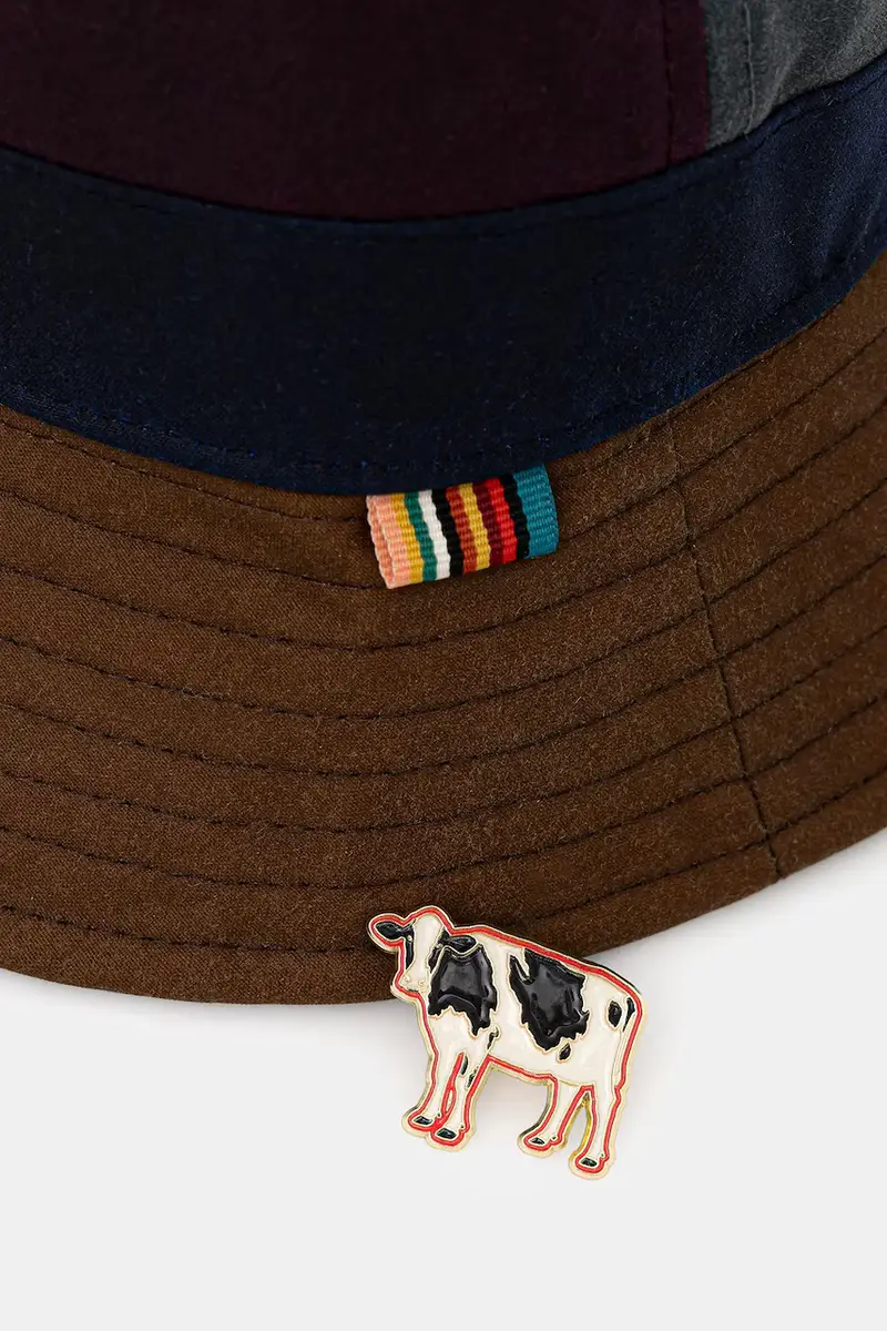 cappello x Paul Smith Bucket Hat colore blu navy MHA0928MI11 miniatura 2