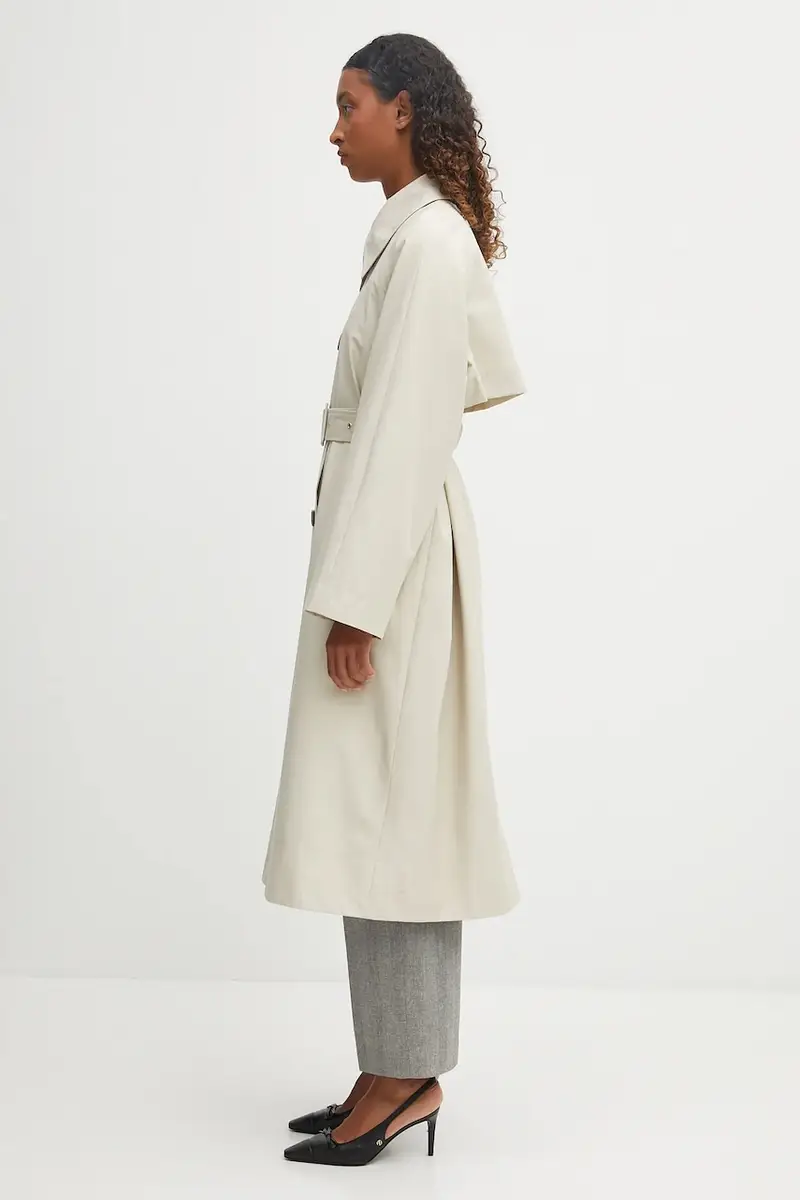 cappotto Robyn Trench Showerproof colore beige LSP0250ST31 miniatura 2