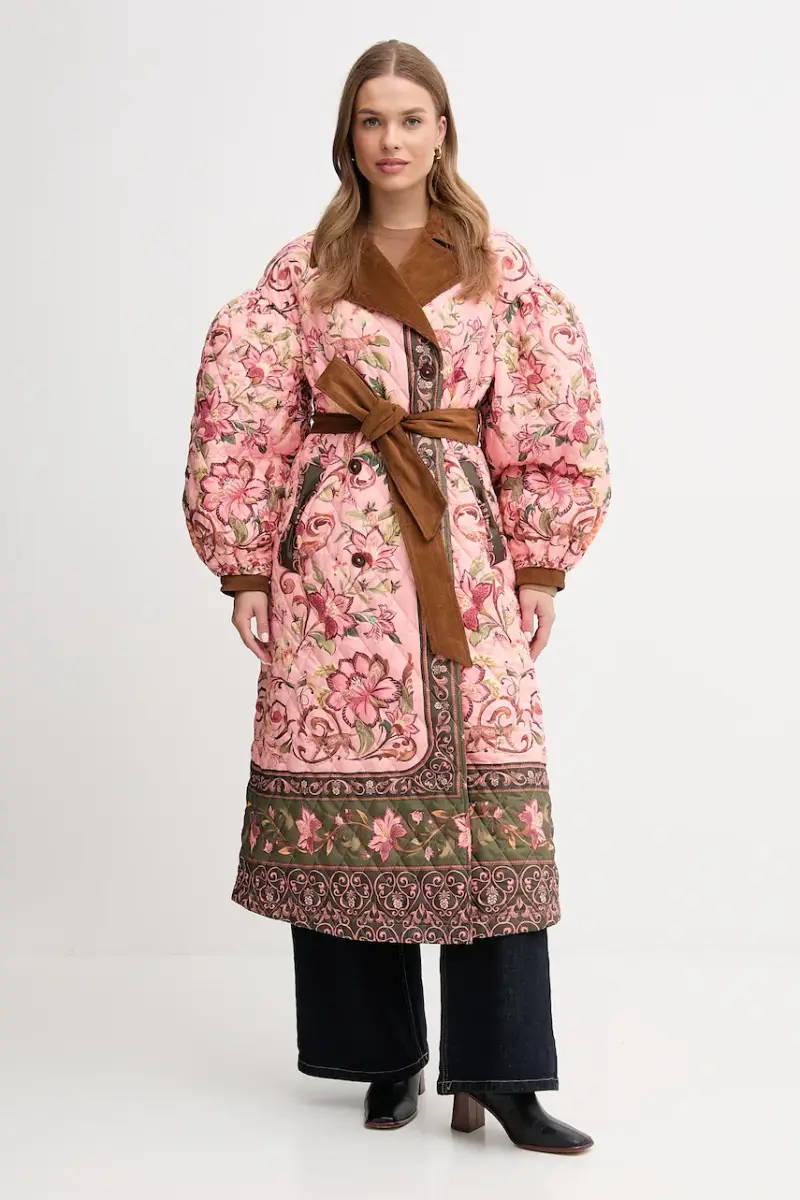 cappotto x Farm Rio colore rosa LQU1870