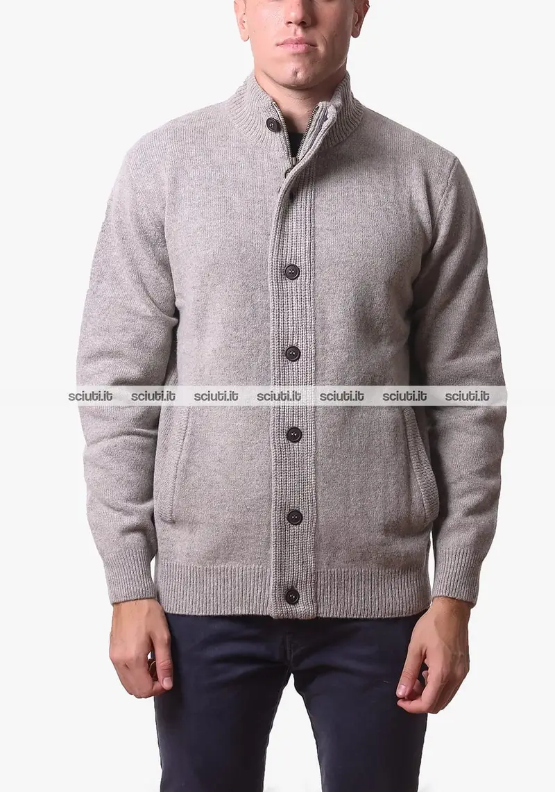 Barbour Cardigan Uomo Beige 4178756