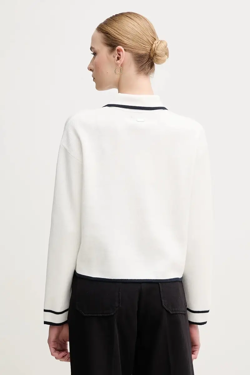 Barbour Cardigan Donna Bianco 3301128 miniatura 3