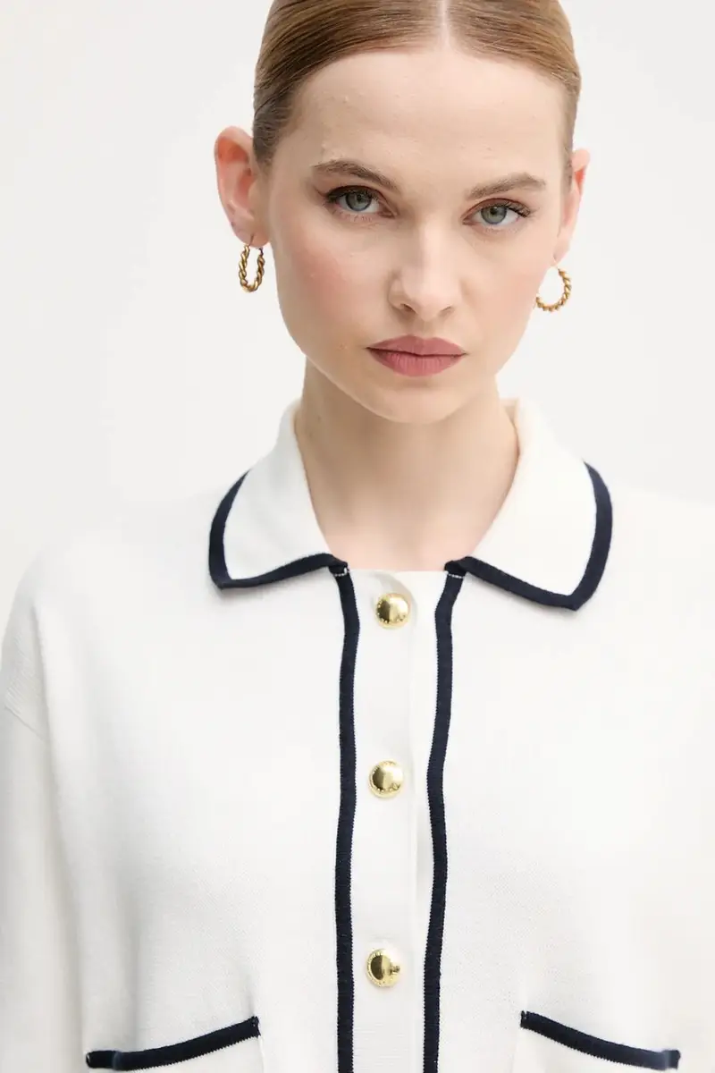 Barbour Cardigan Donna Bianco 3301128 miniatura 4