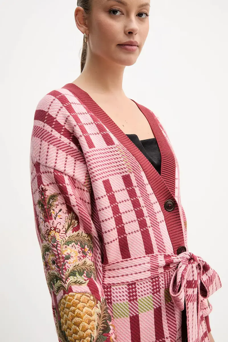 Barbour Cardigan Donna Rosa 3663782 miniatura 4