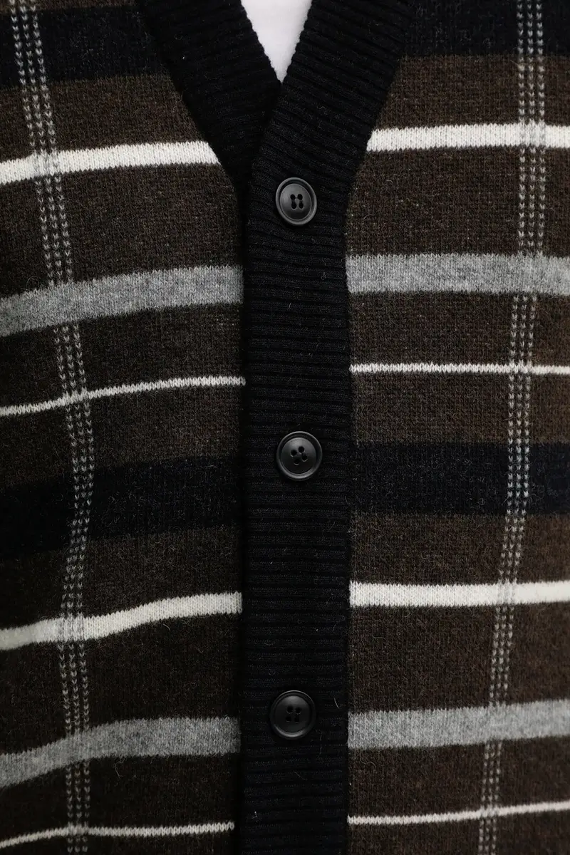 Barbour Cardigan Uomo Marrone 3620556 miniatura 5