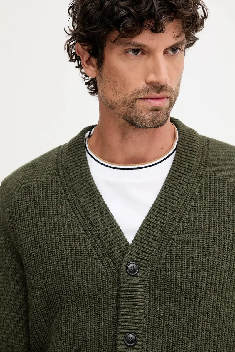 Barbour Cardigan Uomo Verde 3781143 miniatura 5