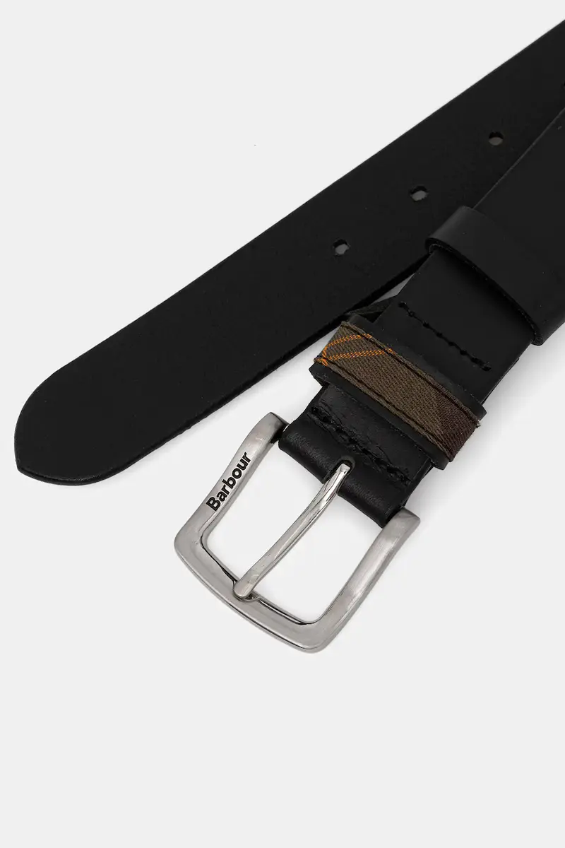 cintura in pelle uomo colore marrone MAC0467 Nero miniatura 2