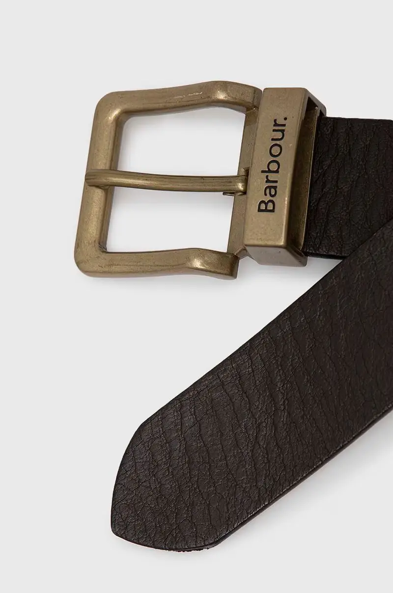 cintura in pelle uomo Marrone miniatura 2