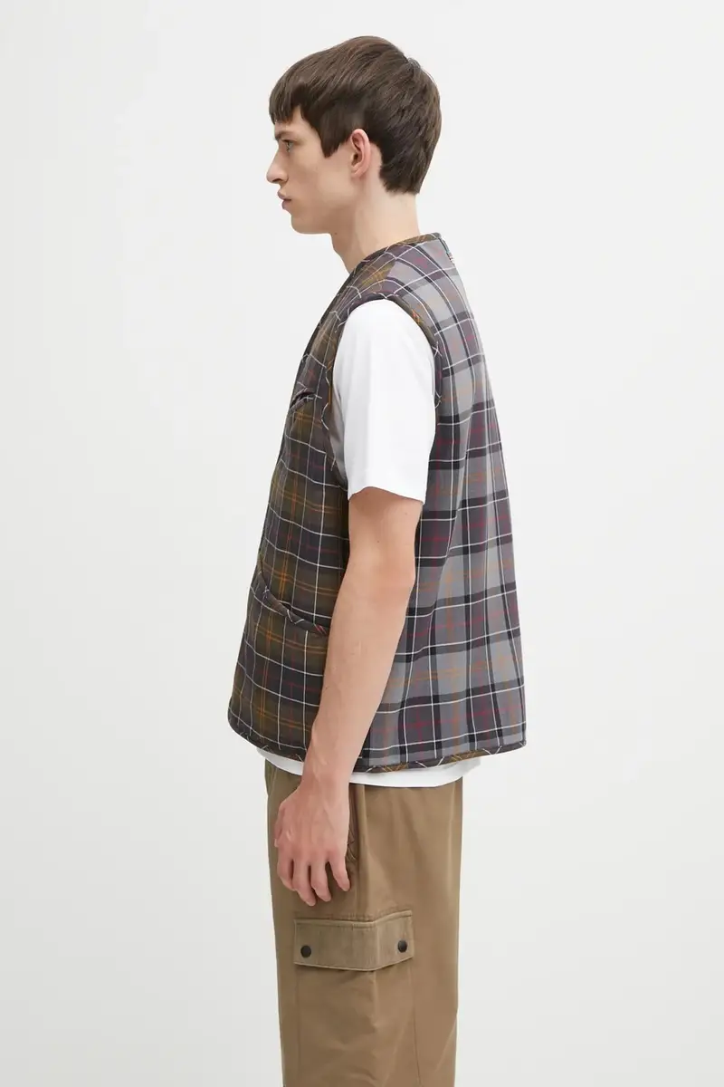 cotone senza maniche x Paul Smith Liner colore marrone MLI0061TN28 miniatura 2