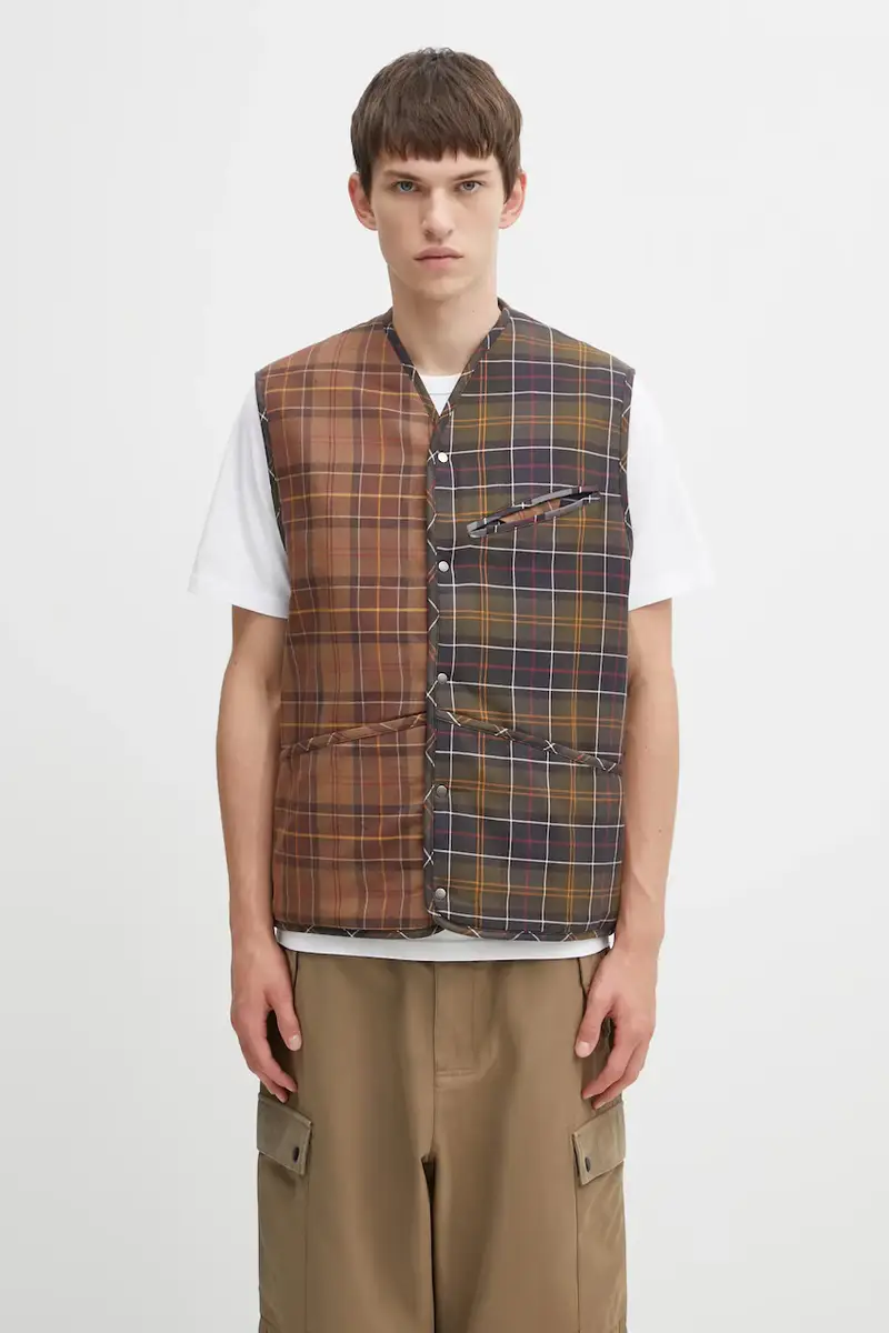 cotone senza maniche x Paul Smith Liner colore marrone MLI0061TN28