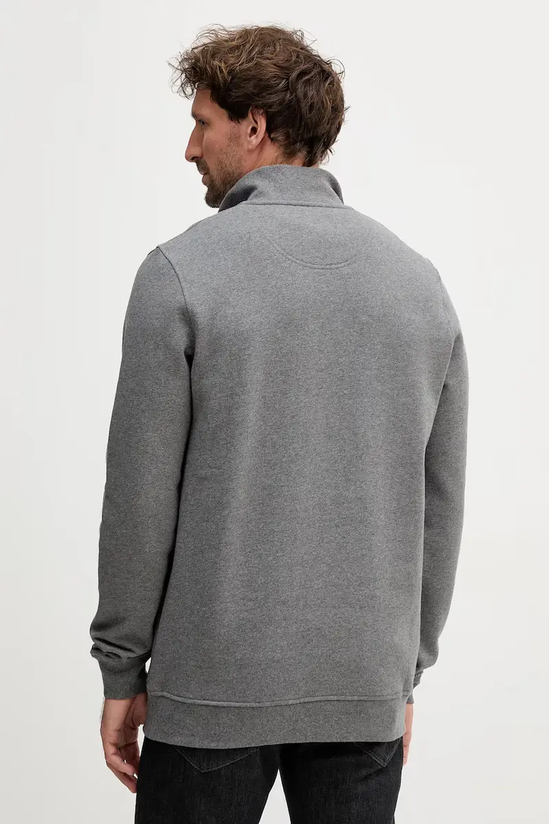 Barbour Maglia in cotone grigio per uomo miniatura 3