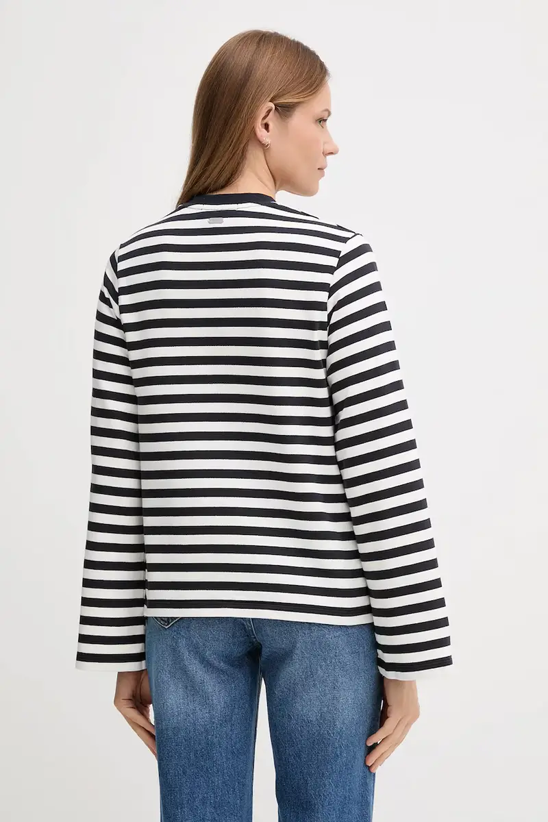 felpa in cotone ROBYN donna colore blu navy LOL0642 miniatura 3