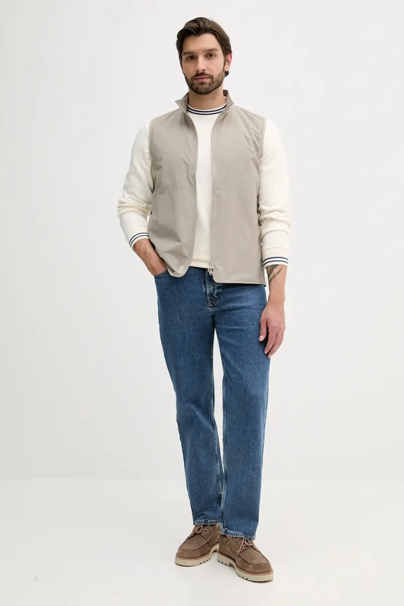 felpa in cotone ROSFORD uomo colore beige MOL0700 miniatura 2