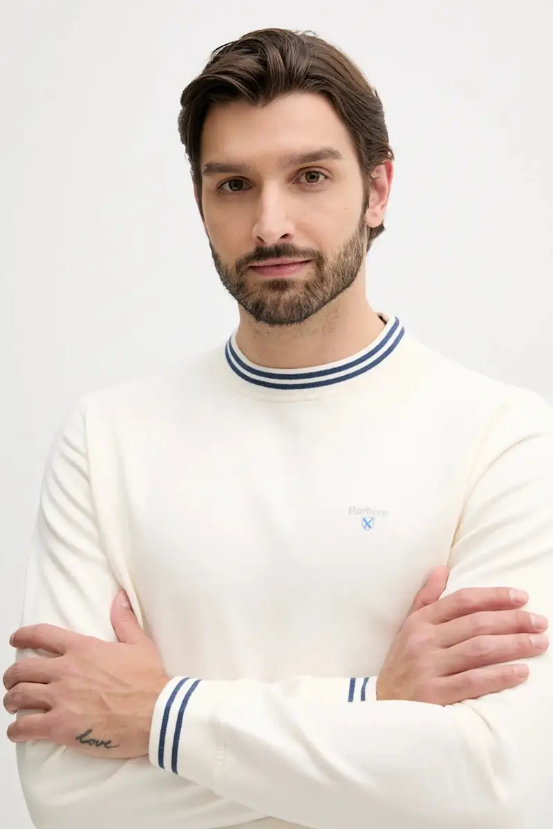 felpa in cotone ROSFORD uomo colore beige MOL0700 miniatura 4