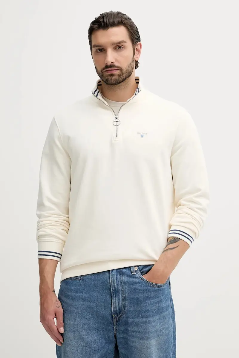 felpa in cotone ROSFORD uomo colore beige MOL0701