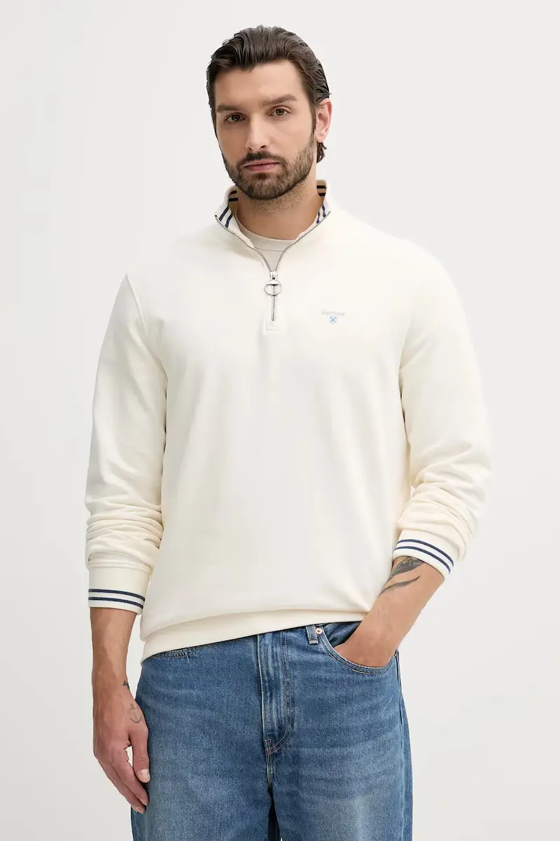 felpa in cotone ROSFORD uomo colore beige MOL0701