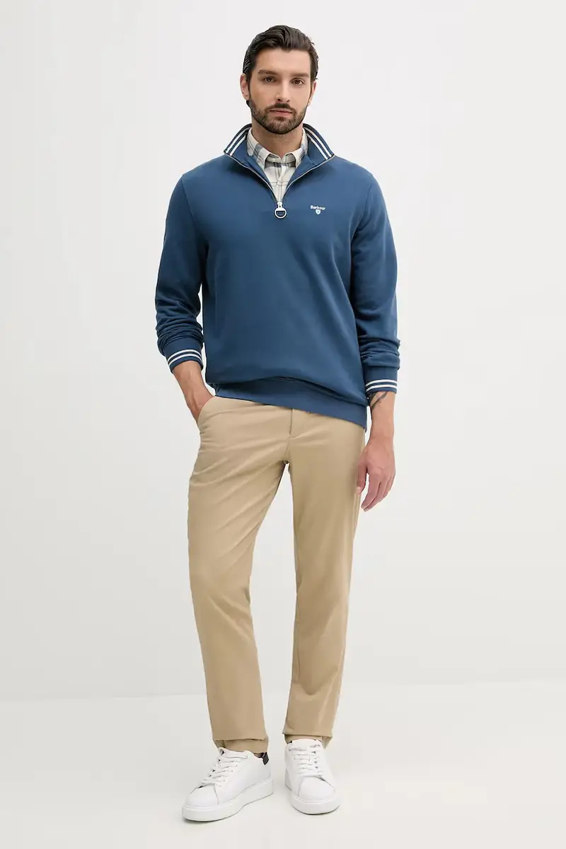 felpa in cotone ROSFORD uomo colore blu MOL0701 miniatura 2