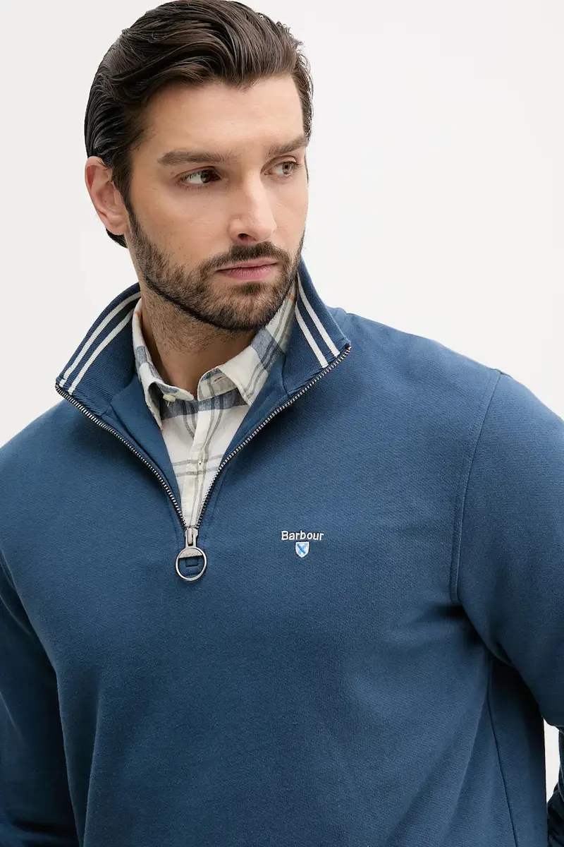 felpa in cotone ROSFORD uomo colore blu MOL0701 miniatura 4