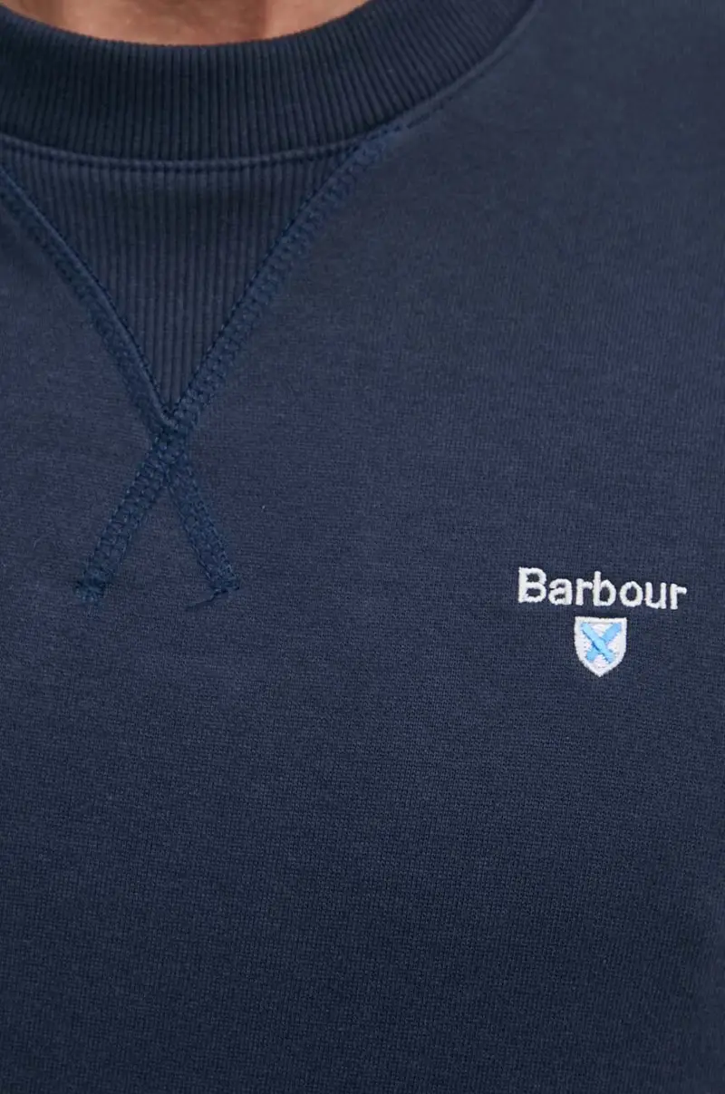 felpa in cotone uomo colore blu navy MOL0643 miniatura 5