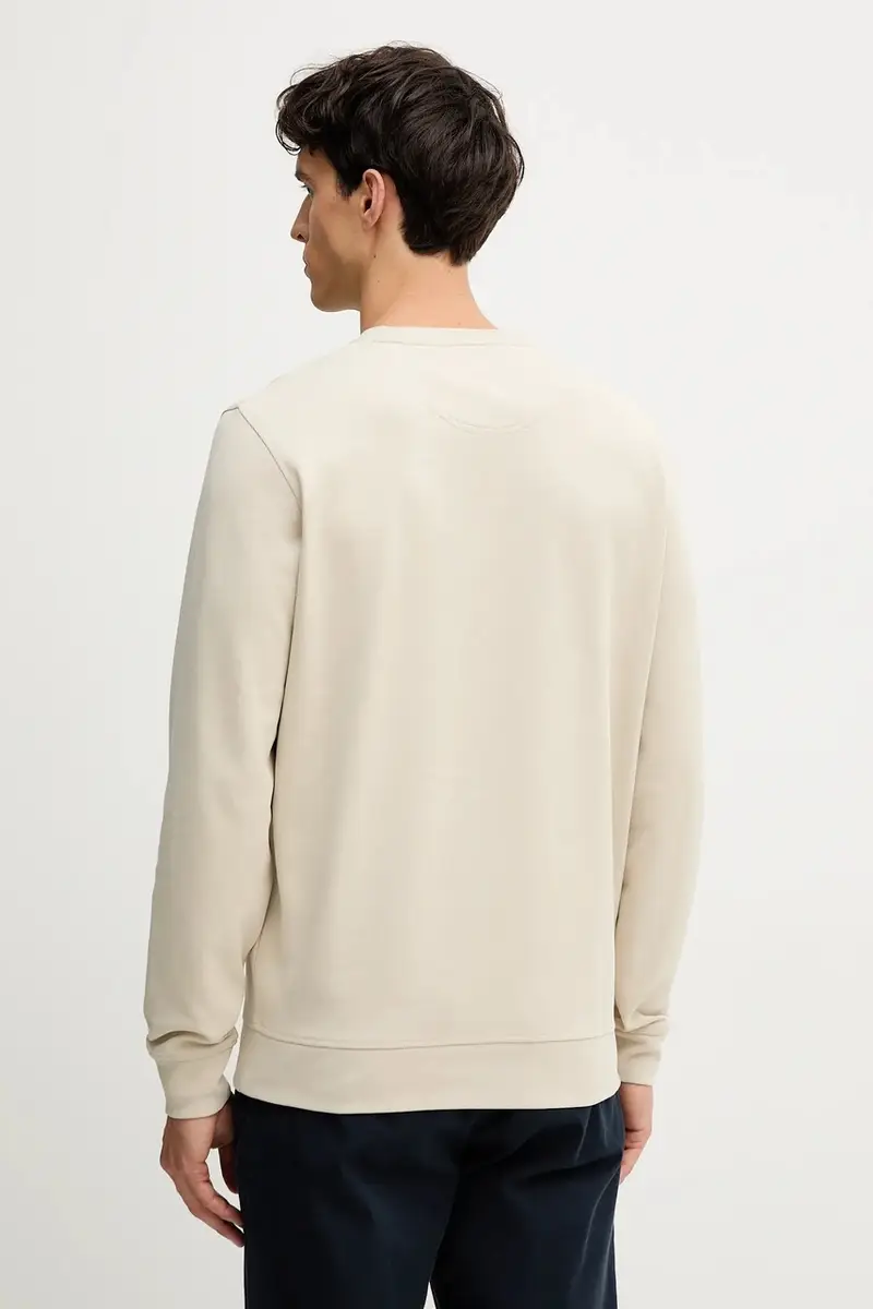 felpa LAMBETH uomo colore beige con applicazione MOL0712 miniatura 3