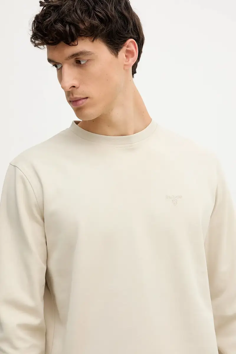 felpa LAMBETH uomo colore beige con applicazione MOL0712 miniatura 4