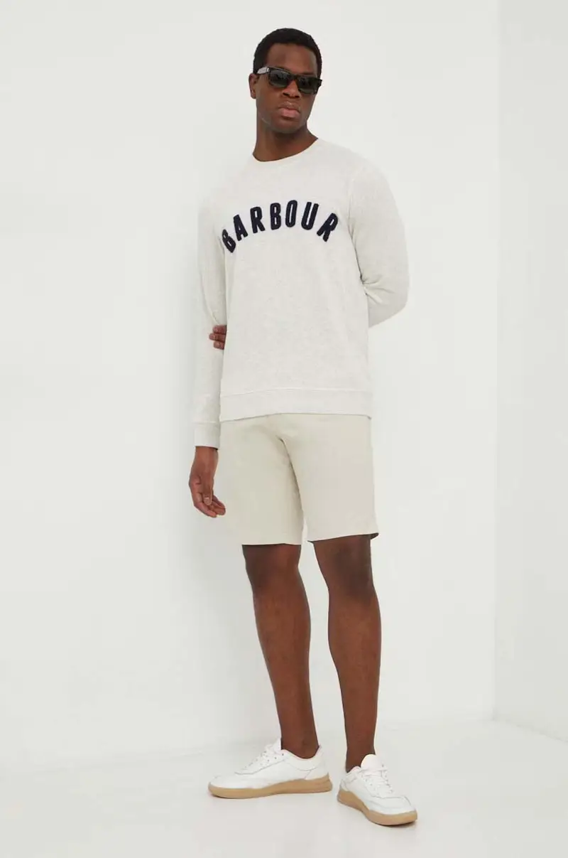 felpa uomo colore beige miniatura 2