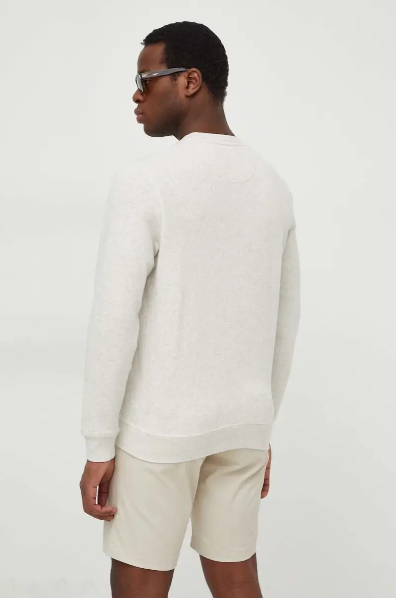 felpa uomo colore beige miniatura 3