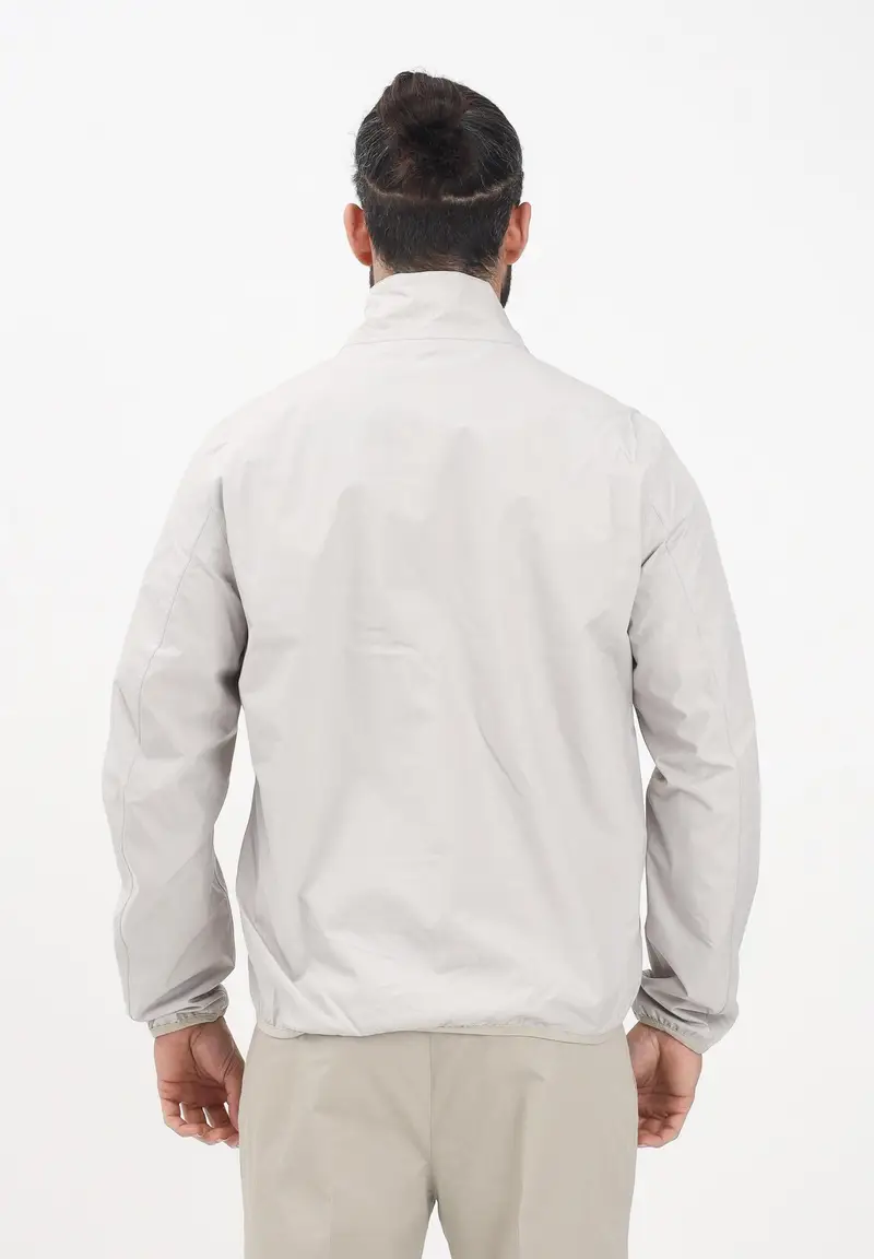 BARBOUR Giacca a vento Korbel beige da uomo miniatura 2