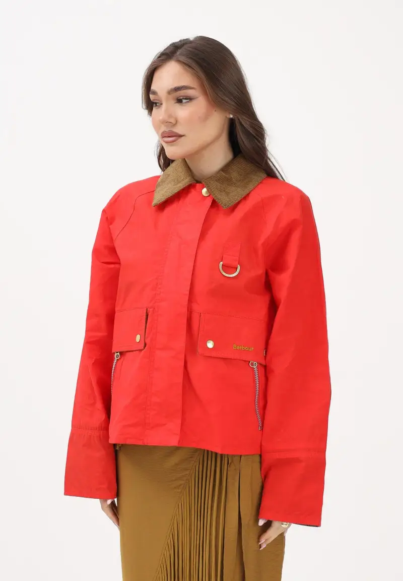 Giacca a vento Mackworth rossa da donna
