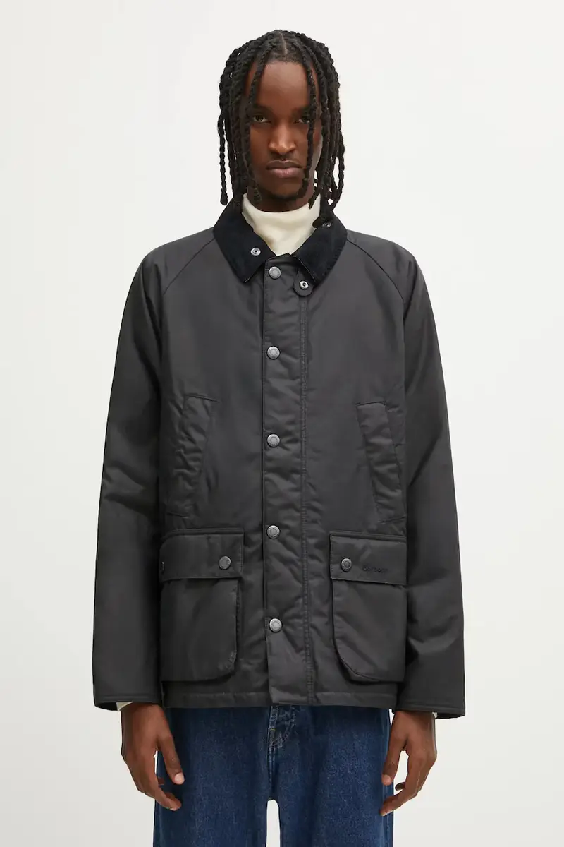 giacca Ambleside Wax Jacket colore nero MWX2201NY96