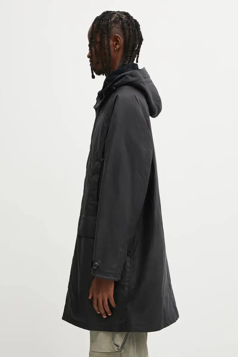 giacca Beaudale Wax Trench Coat colore blu navy MWX2488NY92 miniatura 2