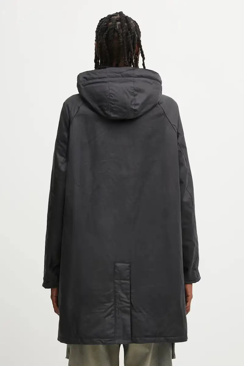 giacca Beaudale Wax Trench Coat colore blu navy MWX2488NY92 miniatura 3