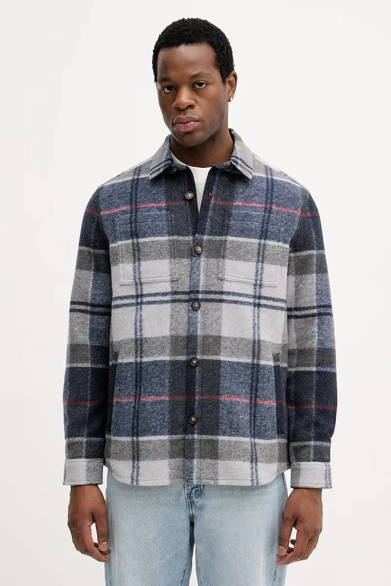 giacca camicia colore verde MOS0400 Blu navy