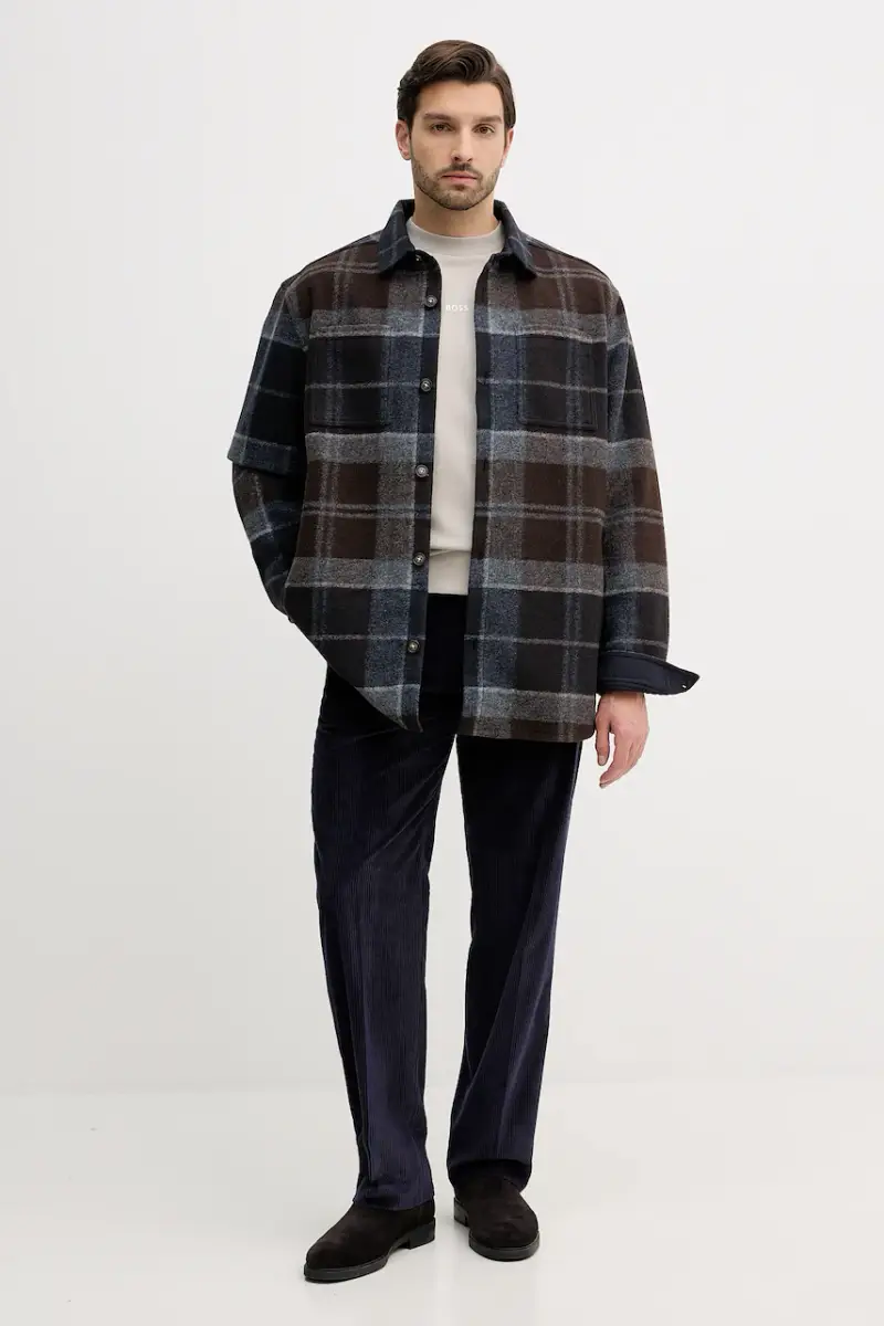 giacca camicia colore verde MOS0400 Marrone miniatura 2