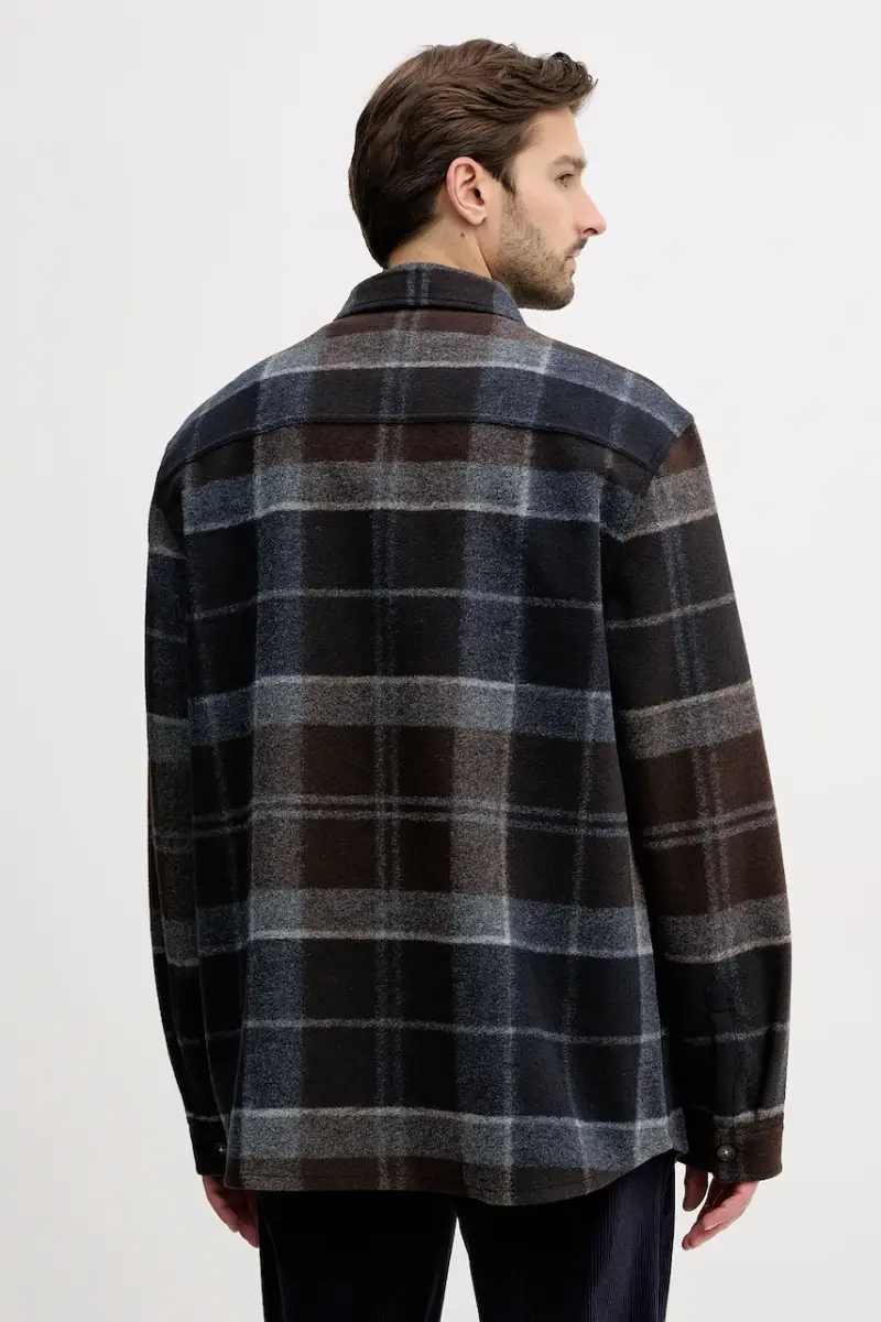 giacca camicia colore verde MOS0400 Marrone miniatura 3