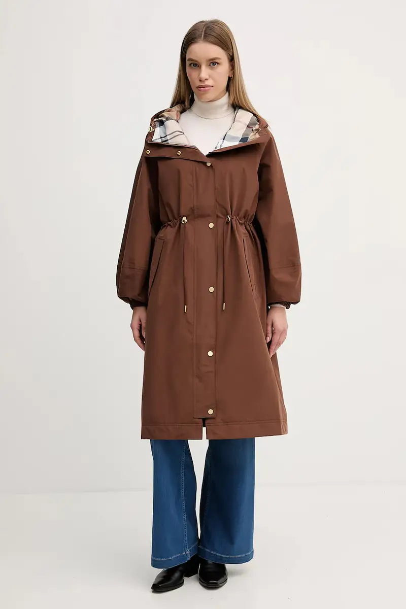 Barbour Giacca Impermeabile Marrone