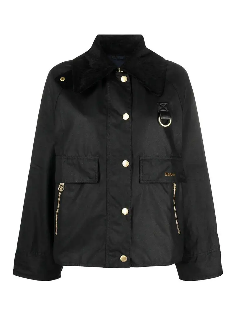 Giacca in cerata Catton Nero