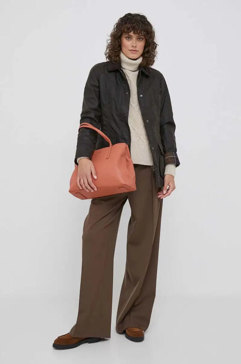 giacca in cotone Marrone miniatura 2