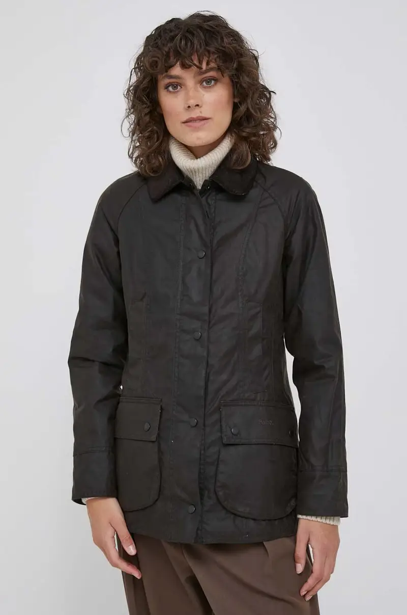 giacca in cotone Marrone miniatura 4