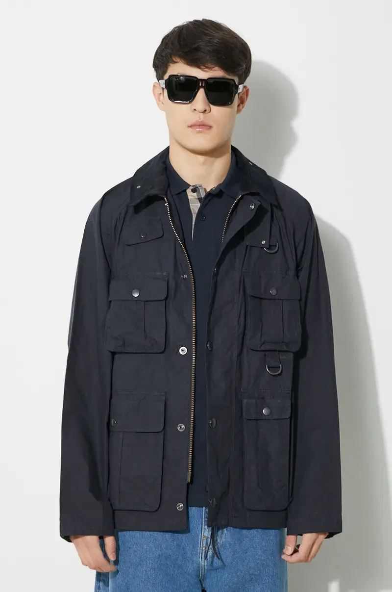 giacca in cotone Modified Transport Casual colore blu navy MCA0966