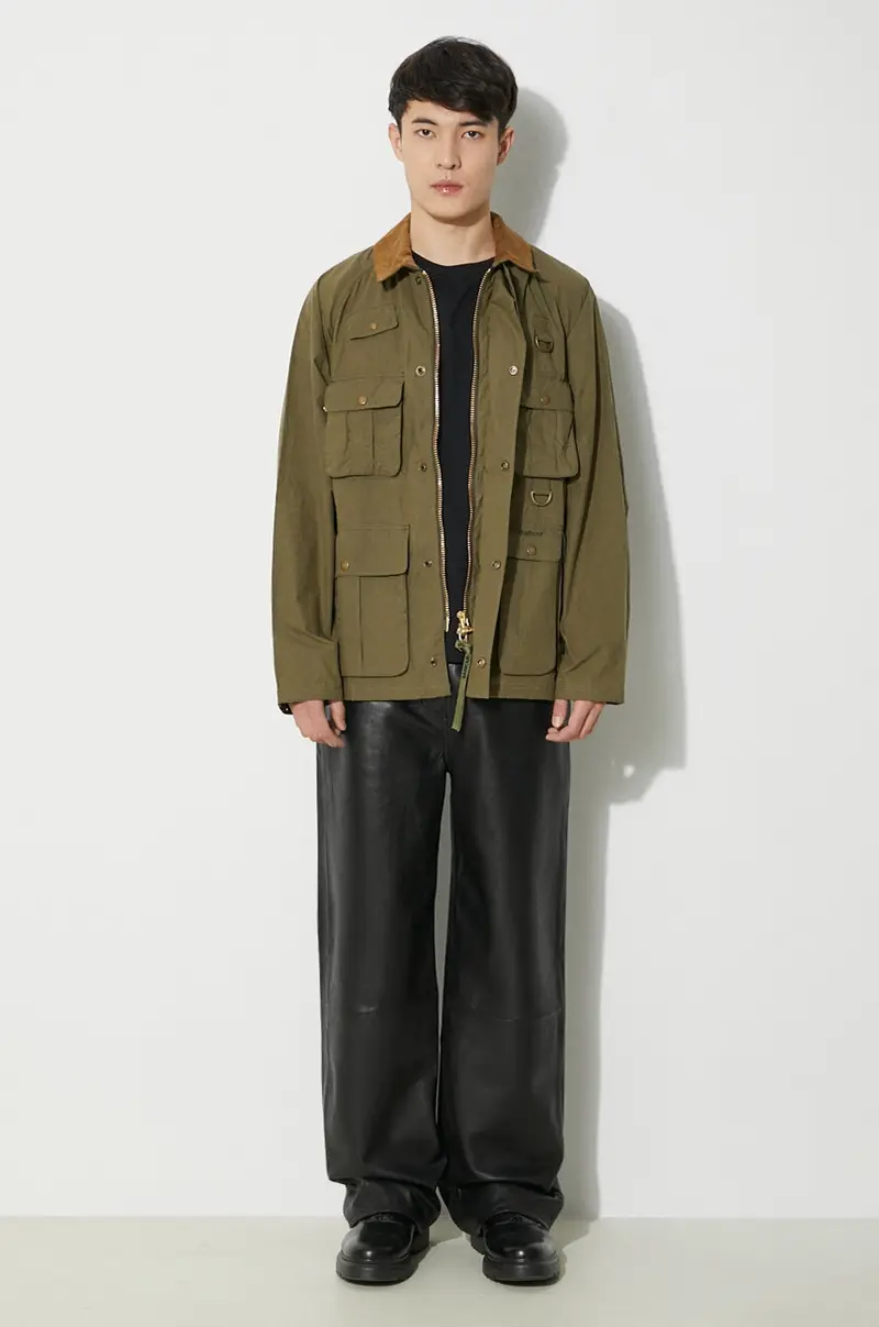 giacca in cotone Modified Transport Casual colore verde MCA0966