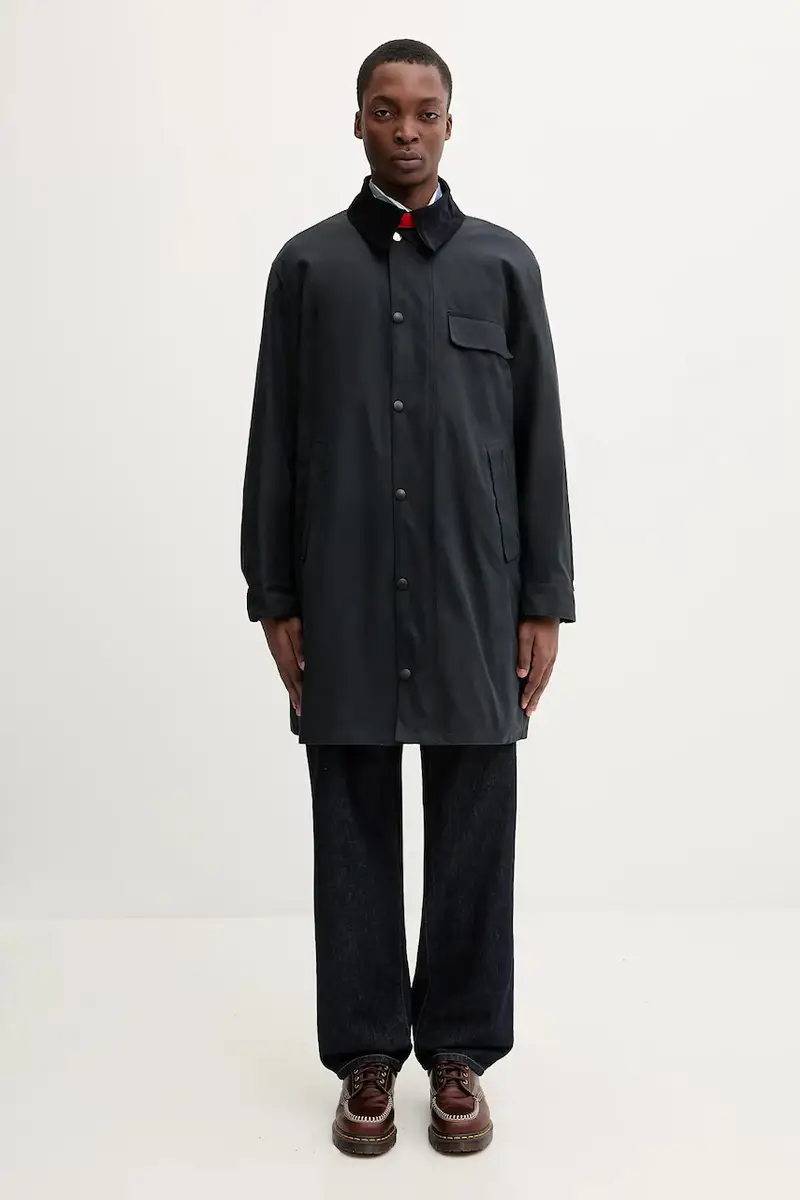 giacca in cotone x Paul Smith Beeston Wax colore blu navy MWX2514NY51