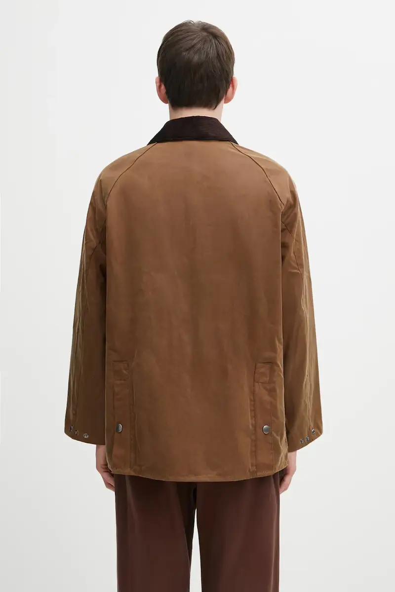 giacca in cotone x Paul Smith OS Bedale Wax colore marrone MWX2515TA51 miniatura 3