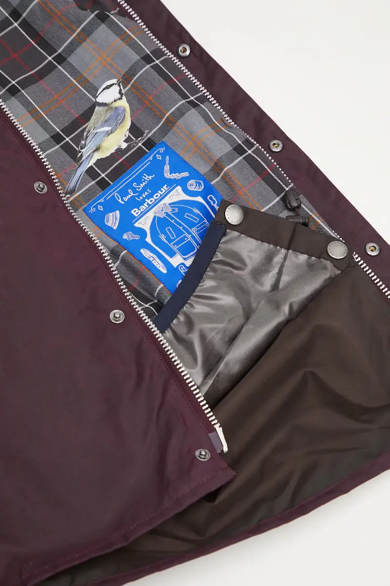 giacca in cotone x Paul Smith Transport Wax colore granata MWX2516PU71 miniatura 5