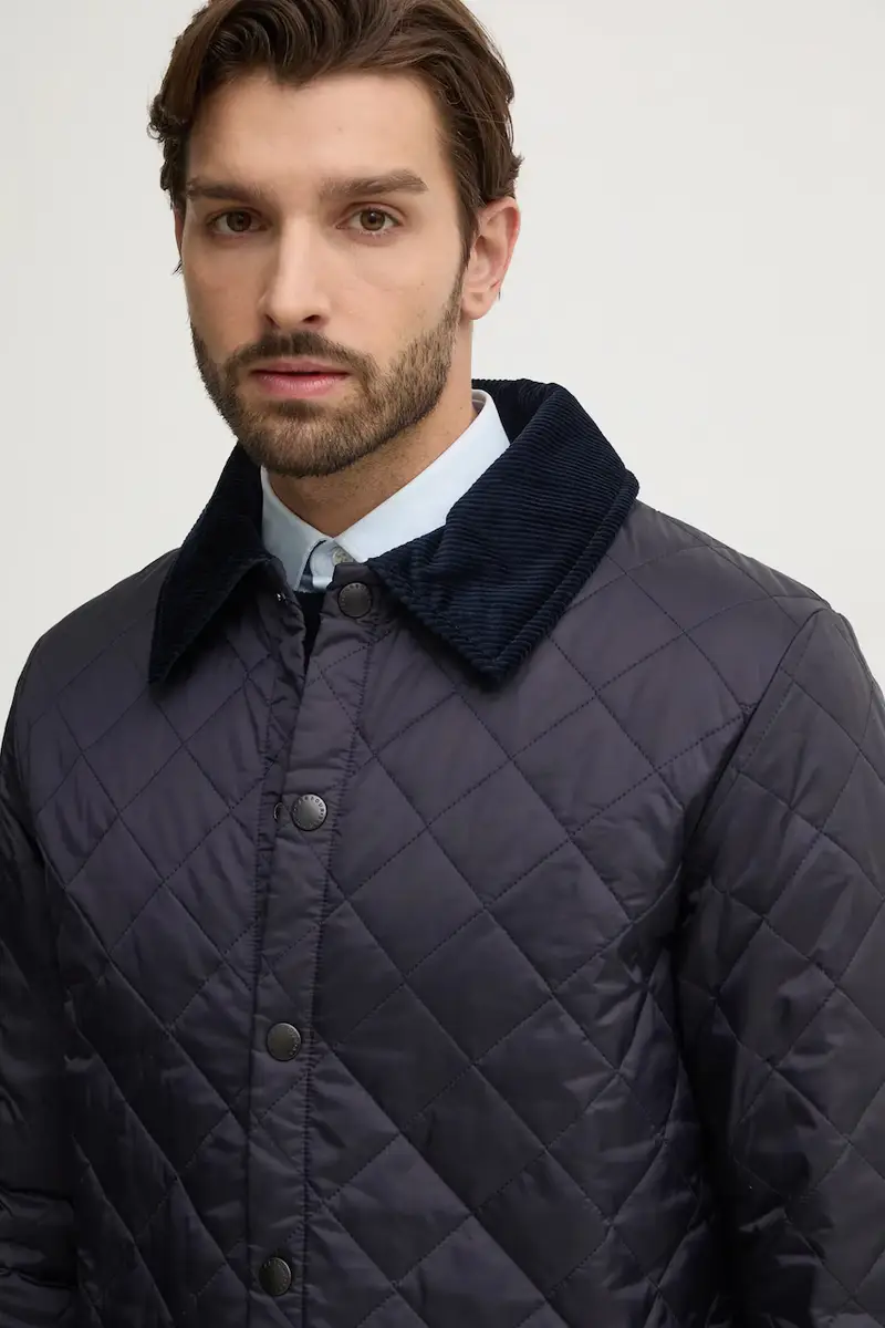 giacca le Quilt uomo colore blu navy MQU0001 miniatura 5